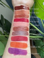 Vente en gros de gloss à lèvres liquide transparent brillant, végan, personnalisable avec votre logo, marque privée acceptée.