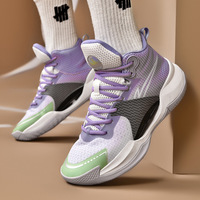 Baskets décontractées pratiques pour hommes, chaussures de basket montantes ultra-légères pour le printemps, respirantes et résistantes à l'usure en été