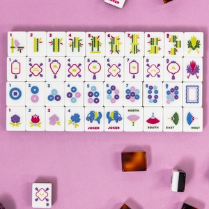En stock : Ensemble de Mahjong de luxe en acrylique motif léopard, 160 tuiles de Mahjong professionnelles motif écaille de tortue pour les réunions entre amis et les soirées divertissantes - Product Image 4
