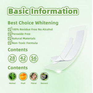 14 paires de bandes de blanchiment des dents en gel blanc 28 pièces outils de blanchiment dentaire PAP bandes de blanchiment des dents - Product Image 3