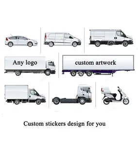 Custom waterproof Vinyl Vehicle Sticker full Graphics printing Van/ Car wrap