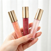 Groothandel Lipverzorging Fruitgeur Make-upproducten Lip Olie Tint Vegan Voedend Hydraterend Schimmer Diamant Plumper Lip Olie Kit