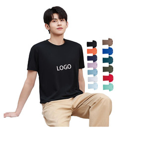 T-shirt unisexe personnalisé à manches courtes en coton 190G, 13 couleurs, imprimé, imperméable et anti-salissure, pour homme - Product Image 1
