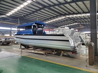 Bateau de pêche en alliage de qualité marine à longue durée de vie, conception à faible entretien, pour la pêche quotidienne en mer