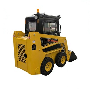 Minicargadora con Cuchilla Angular y <span class=keywords><strong>Retroexcavadora</strong></span> para Trabajos <span class=keywords><strong>de</strong></span> Excavación y Nivelación, Minicargadora Diesel - Product Image 4