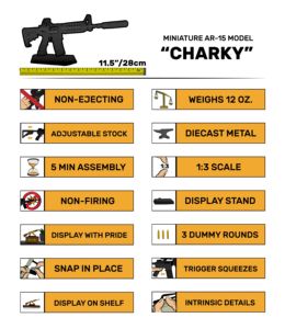 Groothandel LT 1:<span class=keywords><strong>3</strong></span> GUNS Miniatuur AR 15 Model 1:<span class=keywords><strong>3</strong></span> Schaal Die-cast Metal Bouwpakket Metalen Wapenmodel - Product Image 4