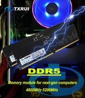 Mémoire d'ordinateur RAM 8 Go DDR4 DDR5 5600MHz 4800MHz 5200MHz RAM pour PC de jeu Support OEM Personnaliser Logo Autocollants Étiquette
