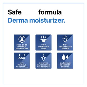 Crème hydratante Safe <span class=keywords><strong>Derma</strong></span> 24X apaisante avec D-Panthenol, probiotiques, bêta-sitostérol, hydratation longue durée, protection de la barrière cutanée - Product Image 5