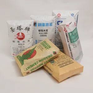 Meilleure vente Valve PP vide tissée 25 KG 40 KG 50 KG sac de ciment fabricants de sacs de ciment en chine