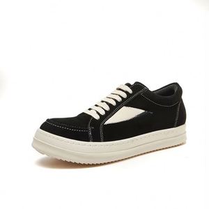 Zapatos de Hombre y Mujer, Diseño de Corte Bajo, Lujosos, de Cuero, con Suela Gruesa, Casuales, de Fondo Plano - Product Image 5