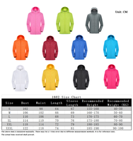 Unisex Lichtgewicht Softshell Hardloopjas Winddicht Waterbestendig Uv-Bescherming Ademend Gecoat Waterdichte Stof Stand