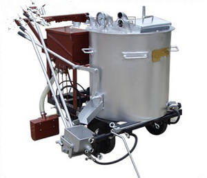 Machine à peinture thermoplastique à chaud de type à rouler de haute qualité pour la marquage routier des voitures, des routes et des parkings - Product Image 2