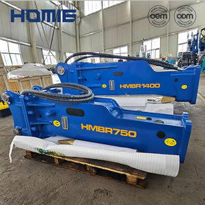 Fábrica chinesa Silenciosa Hidráulica/Caixa/Tipo Superior 140mm Disjuntor Coreano Demolição Martelo Escavadeira Hidráulica Martelo Breaker140mm - Product Image 1