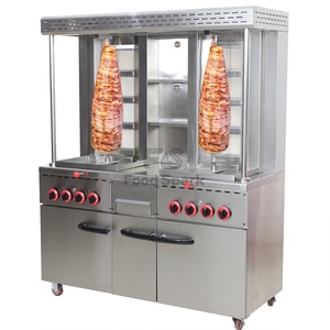<span class=keywords><strong>Macchina</strong></span> commerciale di Shawarma del forno indipendente del <span class=keywords><strong>Kebab</strong></span> del Gas elettrico con il gabinetto - Product Image 1