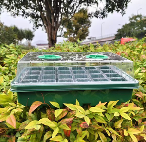Kit de Bandeja de Germinación con Cúpula de Humedad y Base Reutilizable, Mini Invernadero para Germinación de Semillas y Cultivo de Plantas - Product Image 5