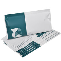 Sacs CPE en gros à fermeture éclair, givrés mats, réutilisables, auto-scellants, étanches, pochettes personnalisées pour brosses à dents et articles d'hôtel