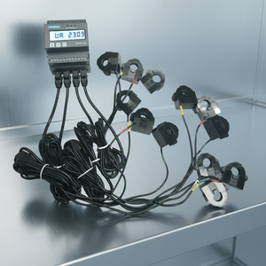 Compere Smart <span class=keywords><strong>IoT</strong></span> Drahtloser kWh-Energiezähler Digitaler DIN-Schienen-WLAN-MQTT-RS485-Dreiphasen-Stromnetz-Harmonikazähler 2-31. - Product Image 1