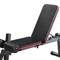 Banc d'haltères réglable pour la maison rangement multifonctionnel pour haltères chaise stockage de planche couchée banc d'haltères réglable