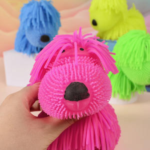Hot Sell Jiggly Pets Hond Schattigste Rubberachtige Puppy Speelgoed Grappig Lang Haar Hond Stress Relief Speelgoed Kinderen Verjaardagscadeau - Product Image 3