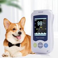 Oxymètre de pouls continu portable VM2 avec mesure du rythme respiratoire, rechargeable, réutilisable, instrument vétérinaire pour chien