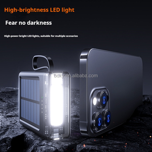 Cargador portátil móvil para exteriores personalizado 5000mAh Power Bank Station Mini Banco De Energia Portatil Solar 10000mAh Power Bank - Product Image 6