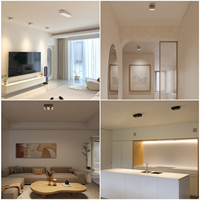 PULUOTI Carré Ultra-Mince 60W Spot Light Plafonnier Protection des Yeux pour Intérieur Salon Chambres Moderne Led Plafonnier