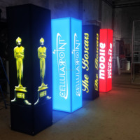 Caisson Lumineux Publicitaire Aluminium Double Face Rétroéclairé Detian sur Mesure pour Expositions ou Bannières