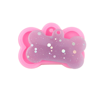 Xgy-400 Moule en silicone DIY pour résine et chocolat, forme d'os, 3 tailles, pour chocolat, bonbons et résine