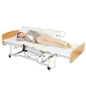 Cama de enfermería eléctrica Maedest MD-A11 con barandillas de madera y orificio para inodoro para uso en el hogar - Product Image 2