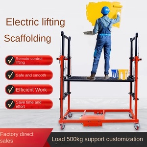 इलेक्ट्रिक रिमोट कंट्रोल मचाना लिफ्टिंग प्लेटफॉर्म स्वचालित मोबाइल फोल्डिंग सजावट उठाने मशीन 380v स्टील चेन स्लिंग - Product Image 3