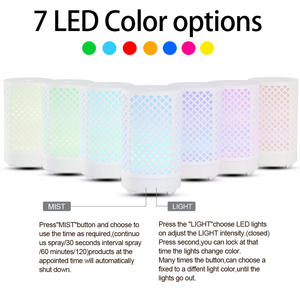 Smart Grid Aroma Diffuser Wood Grain Led Light <b>Humidifier</b> Air Freshener Home Use 11-20 Sq Ft WiFi Control - Product Image 2