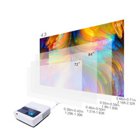 16 ans usine BYINTEK GL70ST 300 pouces projecteur Laser vidéo projecteur LED courte portée pour l'éducation scolaire fenêtre publicité