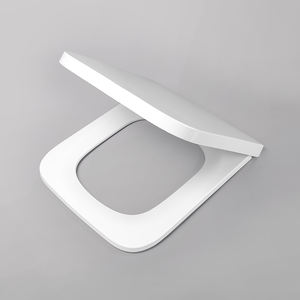 Moderna <span class=keywords><strong>Tapa</strong></span> <span class=keywords><strong>de</strong></span> Inodoro Cuadrada Europea <span class=keywords><strong>de</strong></span> Fácil Limpieza con Pernos Metálicos en Forma <span class=keywords><strong>de</strong></span> U para Mujer - Product Image 5