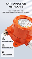Aikesi Détecteur de fuite de gaz fixe Détection de fuite multi-gaz Détecteur de gaz naturel combustible fixe