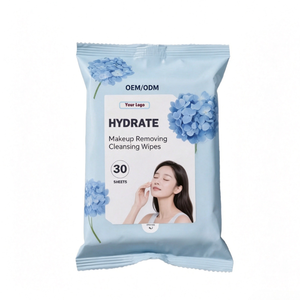 Lingettes démaquillantes féminines personnalisées OEM/ODM, formule <span class=keywords><strong>micellaire</strong></span> douce pour tous types de peau, hypoallergéniques, best-seller en Europe - Product Image 1