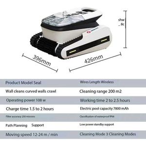 Intelligente drahtlose automatische Reinigungs geräte Schmutz saug roboter für Pool Fischteich Effizienter Reinigungs roboter für Pool - Product Image 1