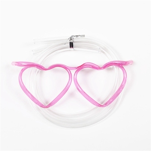 Pajitas Divertidas con Forma de Gafas, Pajitas con Forma de Lentes, Vasos Novedosos para Fiestas Infantiles, Reuniones Anuales, Navidad, Año Nuevo Y756 - Product Image 6