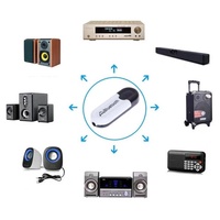 Kit de Audio para Auto con USB para Receptor Bluetooth, Adaptador Auxiliar, Altavoz Inalámbrico, Amplificador con Puerto USB para Autos
