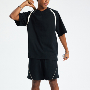 T-shirt pour homme personnalisé avec logo surdimensionné, streetwear, sport, vintage, blanc, à séchage rapide, respirant - Product Image 4