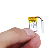 Lot de batteries Lipo rechargeables, ultramince, Lithium-polymère, 401120, 50mah, 3.7V, pour Gps