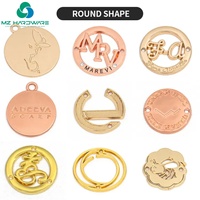 Etiquetas de metal personalizadas con logotipo, accesorios de hardware, bolsas, etiquetas de placa de metal con logotipo para ropa