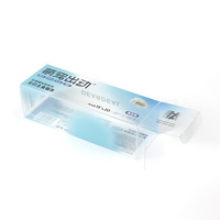 Boîte d'emballage alimentaire pliable en plastique transparente, écologique, recyclable, sur mesure, avec vernissage et gaufrage, en matériaux recyclés pour animaux de compagnie