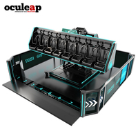 Oculeap VR 9D Cine Volador, Simulador de Movimiento Dinámico de Realidad Virtual, Equipo de Entretenimiento VR/AR/MR de 6 Plazas, Simulador de Vuelo