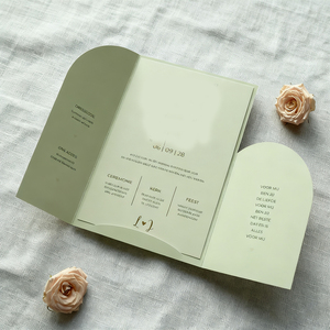 Sinh Thái Thân Thiện Với Phong Bì Bao Bì Cho Đám Cưới Thiệp Mời Đám Cưới Thiệp Chúc Mừng Thiệp Phong Bì Thiết Lập - Product Image 4