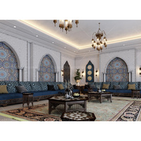 Foshan marocain Majlis canapé arabe au sol personnalisation possible ensemble de canapé arabe classique