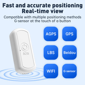 Bouton SOS, traceur GPS portable sans fil avec positionnement en temps réel, communication bidirectionnelle, compatible PC pour enfants et <span class=keywords><strong>personnes</strong></span> âgées - Product Image 2