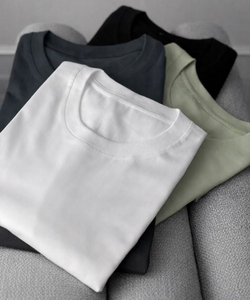 T-shirt da uomo di marca OEM, personalizzata con grafica artistica a lettera <span class=keywords><strong>F</strong></span>, in cotone pesante, a maniche corte, stile streetwear, nera. - Product Image 5