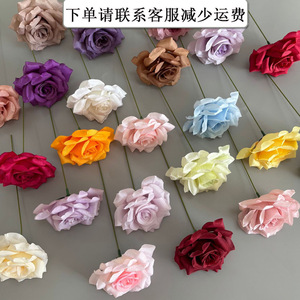 Rose en soie Pingping, fleur artificielle unique pour mariage, faite à la main par moulage par injection - Product Image 2