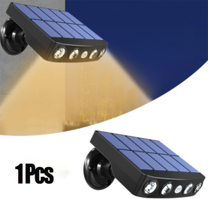 IP65 Solar Wall <b>Light</b> Outdoor <b>LED</b> Street Lamps PIR Motion <b>Sensor</b> Waterproof Pathway Spotlight for Patio Yard Garden Solar Lamp - Product Image 1