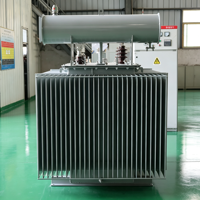 Transformateur immergé dans l'huile 11kV 33kV pour parc industriel, triphasé, type de distribution abaisseur, alimentation 100kVA-1600kVA, IEC 60076